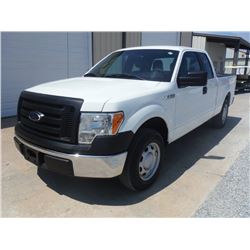 2012 FORD F150 PICKUP TRUCK VIN/SN:1FTEX1CM8CFB96485 - ext. cab, V6 gas, A/T, AC, odometer reading 5
