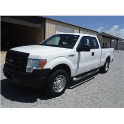 2011 FORD F150 PICKUP TRUCK VIN/SN:1FTEX1CMXBFB46878 - ext. cab, V6 gas, A/T, AC, odometer reading 4