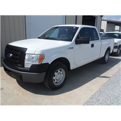 2011 FORD F150 PICKUP TRUCK VIN/SN:1FTEX1CMXBFB17834 - ext. cab, V6 gas, A/T, AC, odometer reading 4