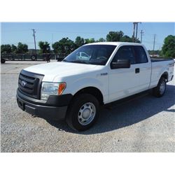 2010 FORD F150 PICKUP TRUCK VIN/SN:1FTFX1EV4AFC63350 - 4x4, ext. cab, V8 gas, A/T, odometer reading 