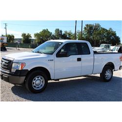 2010 FORD F150 PICKUP TRUCK VIN/SN:1FTFX1CV1AFC63325 - ext. cab, V8 gas, A/T, AC, odometer reading 5