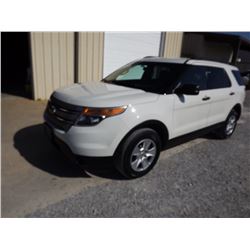 2011 FORD EXPLORER SUV VIN/SN:1FMHK8B84BGA94176 - 4x4, V6 gas, A/T, AC, odometer reading 90,831 mile