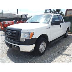 2012 FORD F150 PICKUP TRUCK VIN/SN:1FTEX1CM8CFC04021 - ext. cab, V6 gas, A/T, AC, odometer reading 5