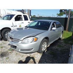 2013 CHEVROLET IMPALA VIN/SN:2G1WF5E31D1263092 - V6 gas, A/T, AC, odometer reading 21,934 miles (wre