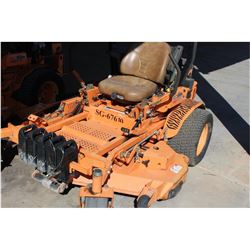 2004 SCAG STT61A-27KA MOWER, VIN/SN:9390658 - zero turn, Kawasaki gas engine, 61" deck, roll bar, me