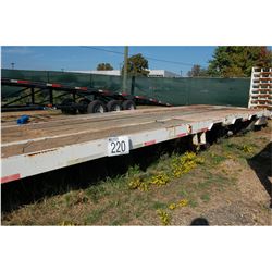 2011 Circle W FLATBED TRAILER VIN/SN:1C9TB3334B1140316 - tri-axle, 30T, 34' length, 96" width, dovet