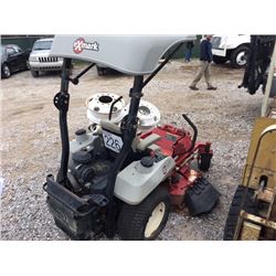 EXMARK TRITON MOWER zero turn 46 deck canopy meter reading 476 hours J.M. Wood Auction Company Inc