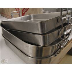 LOT OF 4 BAKING PANS