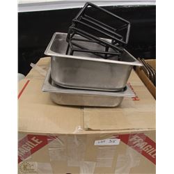 LOT OF INSERTS AND RISERS