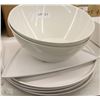 Image 1 : LOT OF WHITE DISHES INC BOWLS/TRAYS ETC
