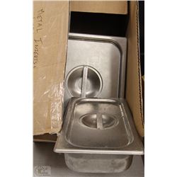 LOT WITH ONE INSERT AND MANY LIDS