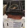 Image 1 : BOX OF WICKER BASKETS