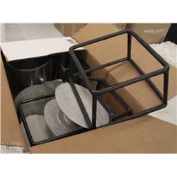 LOT OF DELI DISPLAY RISERS