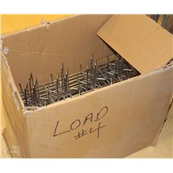 BOX OF METAL RACKS