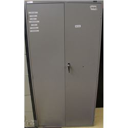 GRAY 2-DOOR CABINET 36X72