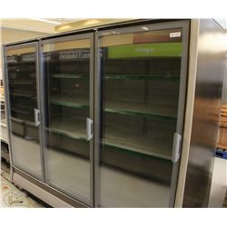 HILL PHOENIX 3 DOOR 93" REACH IN FREEZER