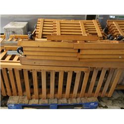 PALLET OF HIGH BOY BREAD RACKS