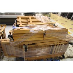 PALLET OF HIGH BOY BREAD RACKS