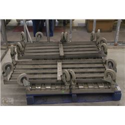 PALLET OF 4 COOLER DOLLIES