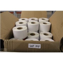 BOX OF LABELS