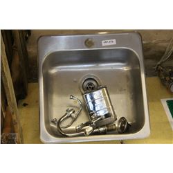 ST.STEEL SINK WITH TAP
