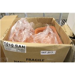 BOX OF TERRACOTTA CROCKS