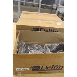 6 BOXES OF DELFIN CUBE RISERS
