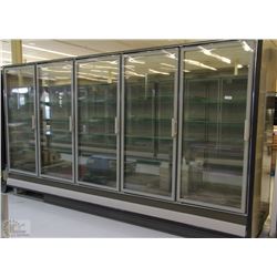 HILL PHOENIX MODLE ORZ HS 5 DOOR FROZEN FOOD