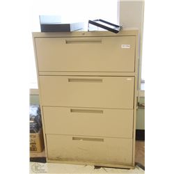 4 DRAWER LATERAL FILING CABINET