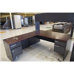OFFICE DESK WITH LEFT HAND RUN OFF