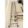 Image 1 : 24 FT EXTENSION ALUMINUM LADDER