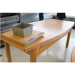 LARGE WOOD DISPLAY TABLE
