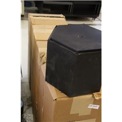 4 BOXES OF DISPLAY RISERS