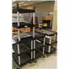 Image 1 : LOT OF 4 ROLLING CARTS