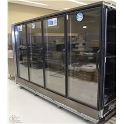 HUSSMANN RL-4 4 DOOR REACH IN FREEZER CASE