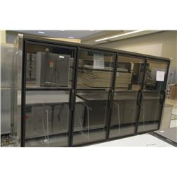 HUSSMANN RL-4 4 DOOR REMOTE REACHIN FREEZER