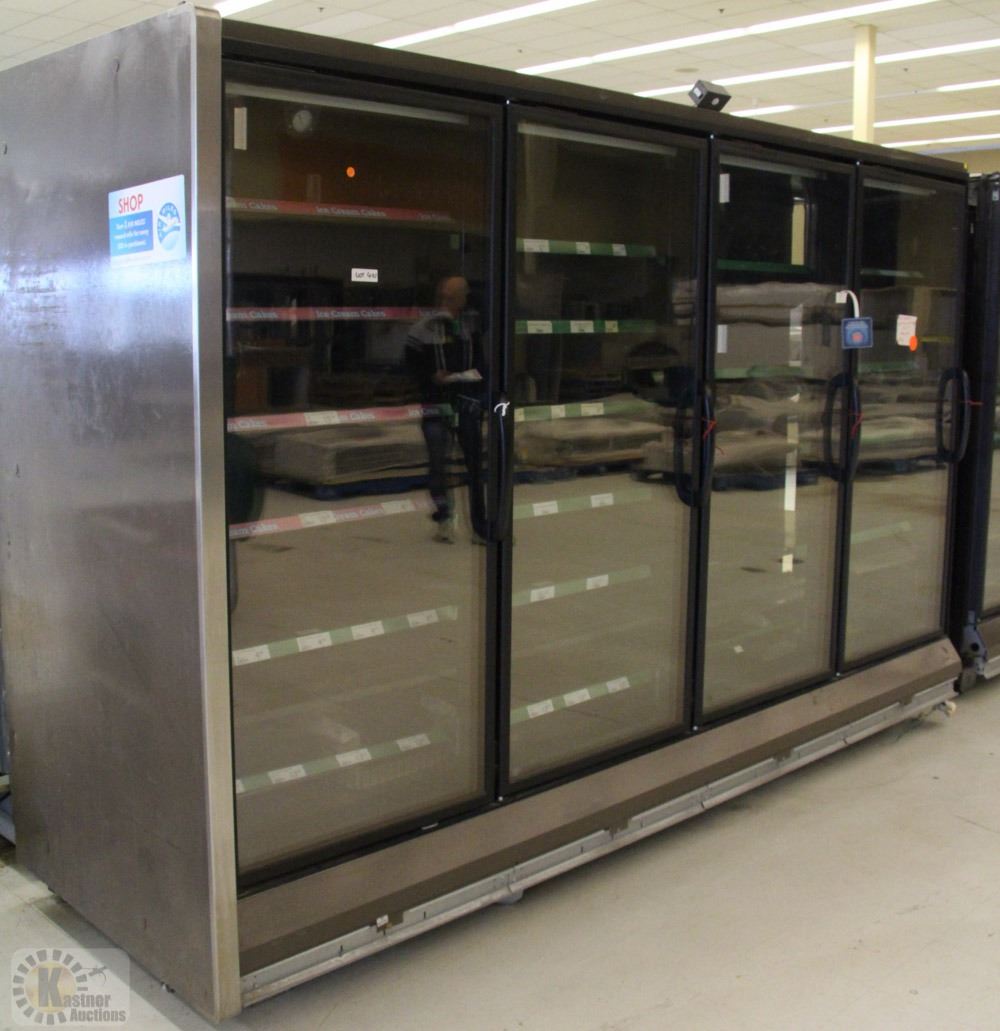 HUSSMANN RLN 4 REMOTE FREEZER CASE W/LEFT END 12FT
