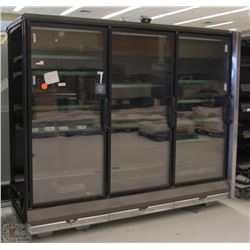 HUSSMANN RLN 3 REFRIGERATED DISPLAY CASE 3 DOOR