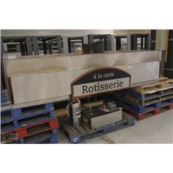 HOOD EXHAUST FAN 106 "X 46" DEEP WITH FIRE