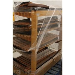 PALLET OF HIGH BOY BREAD RACKS - ON CHOICE