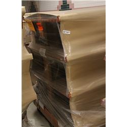 PALLET OF DOUBLE HIGH BOY BREAD RACKS