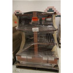 PALLET OF DOUBLE HIGH BOY BREAD RACKS