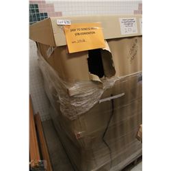 PALLET OF DOUBLE HIGH BOY BREAD RACKS