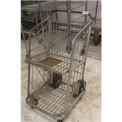 2 TIER ROLLING CART