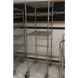 METRO RACK ON CASTORS 29"X21"X75"