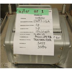 TOLEDO MODEL 5255 MEAT TRENDERIZER