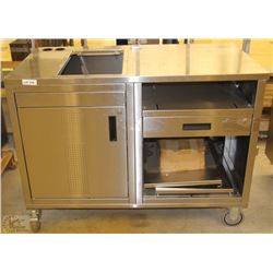 STAINLESS STEEL POS CABINET- 48" X 27"