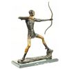 Image 3 : Apollo Archer Bow Arrow Bronze sculpture on black Marble base