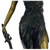 Image 3 : Blind Justice 19" Tall  Bronze Sculpture on marble base