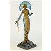Image 1 : 10 LBS Ancient Byzantine Statue Multi Color Patina Bronze Sculpture (19"X8")